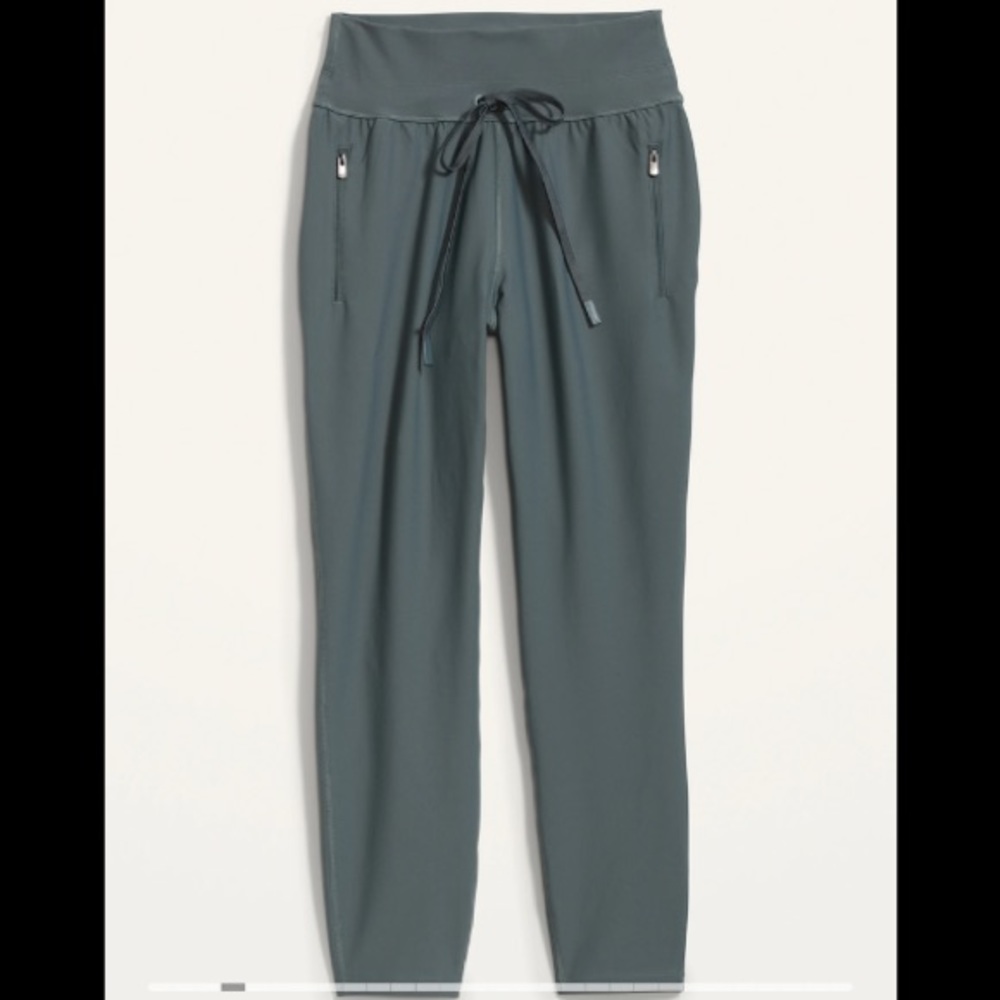 Old Navy High-Waisted PowerSoft Zip Jogger Pants for Women Size Small
